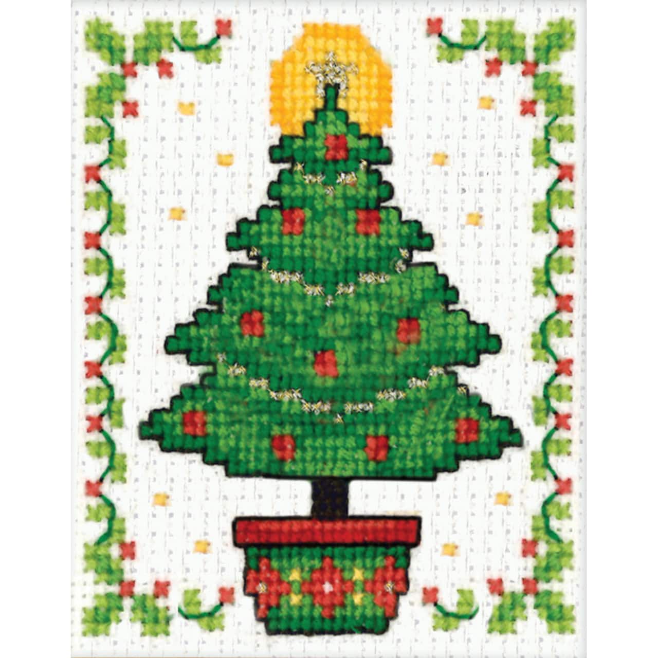Design Works Christmas Tree Counted Cross Stitch Kit